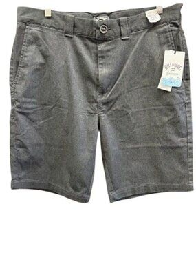 Billabong Recycler Mens Stretch Shorts Gray Size 33